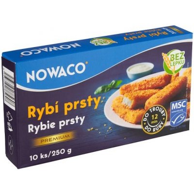 Nowaco Premium nemleté rybí prsty 10 ks 250 g – Sleviste.cz