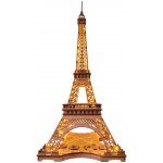 ROKR Dřevěné 3D puzzle Svítící Eiffelova věž 164 ks – Zboží Dáma