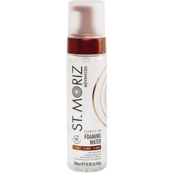 St. Moriz Advanced Express Tan Foaming Water průhledná samoopalovací pěna pro extra rychlé opálení 200 ml