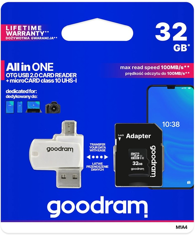 Goodram Micro SDHC 32 GB Class 10 M1A4-0320R12