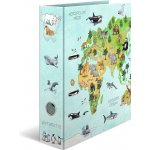HERMA Pákový pořadač A4 7 cm World map/Mapa světa – Zboží Živě