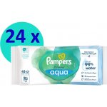 Pampers Vlhčené ubrousky Harmonie Aqua 24 x 48 ks – Zbozi.Blesk.cz