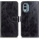 VSECHNONAMOBIL 53976 RETRO Peněženkový obal Nokia X30 černý – Zboží Živě