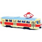 Rappa Tramvaj hlásící zastávky česky s funkčními dveřmi 28 cm – Zboží Dáma