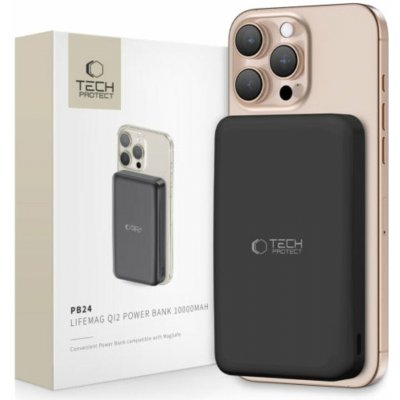 Tech-Protect PB24 Lifemag QI2 MagSafe 10000mAh černá – Zboží Živě