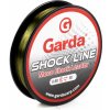 Rybářský vlasec a ocelové lanko Garda Shock line 50 m 0,5 mm