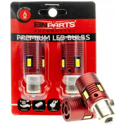 EINPARTS LED žárovky P21W 1156 4 SMD 3570 Canbus - 2 Kusy - EPL320 – Hledejceny.cz
