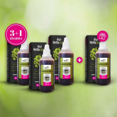 Herbavis SET 3+1 Sangre de drago 60 ml – Hledejceny.cz