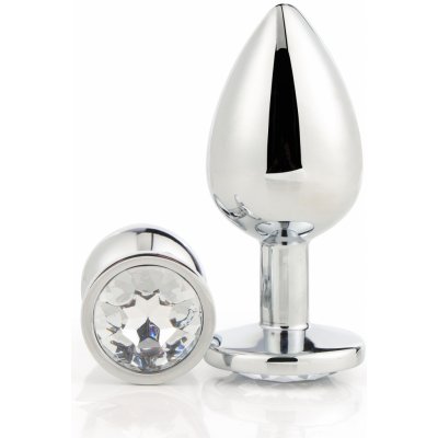 Dream Toys Gleaming Love Plug Silver Medium – Zbozi.Blesk.cz