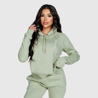Iron Aesthetics dámská sportovní mikina Comfy zelená – Zboží Dáma