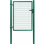 PILECKÝ Branka jednokřídlá SOLID poplastovaná 1085 x 1950 mm zelená – Sleviste.cz