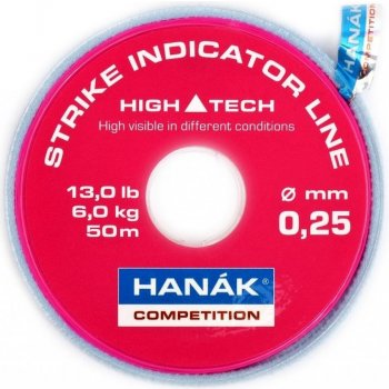 Hanák Competition Strike Indicator Line Fluo Pink 50m 0,20mm 4kg