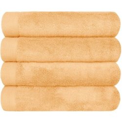 SCANquilt ručník MODAL SOFT zlatá 50 x 100 cm