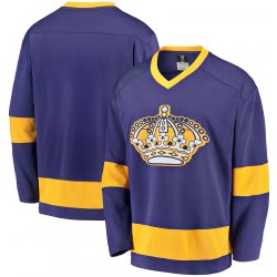Fanatics Dres Los Angeles Kings Premier Breakaway Heritage Blank Jersey - Purple/Gold