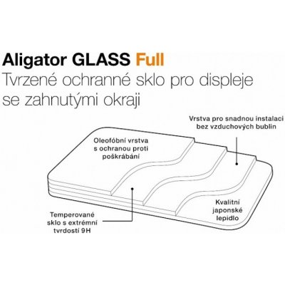 Aligator Ochranné tvrzené sklo, GLASS FULL COVER pro Honor 70 černá - GLF0037 – Zbozi.Blesk.cz