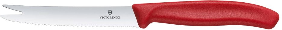 Gastrofans Nůž na sýr a klobásy Červená L 219 mm