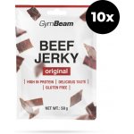 GymBeam Beef Jerky originál 10 x 50 g – Zboží Dáma