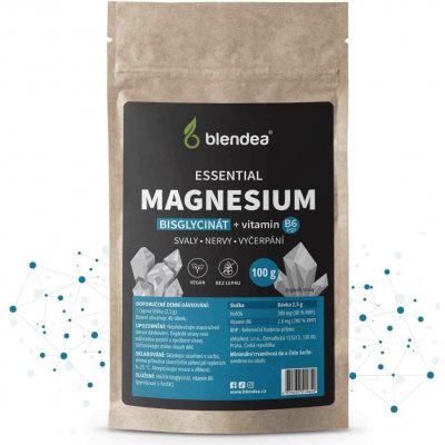 Blendea Magnesium + vitamin B6 prášek 100 g – Hledejceny.cz