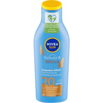 Nivea Sun Protect & Bronze intenzivní mléko na opalování SPF20 200 ml – Zbozi.Blesk.cz