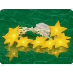 Solight LED řetěz vánoční hvězdy zlaté 10LED řetěz 1m zlatá barva 2x AA IP20 1V212 – Hledejceny.cz