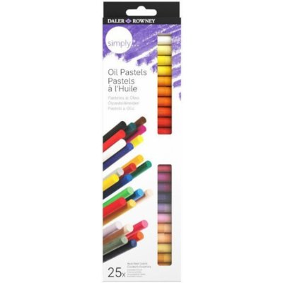 Daler Rowney Simply Oil Pastel sada olejových pastelů 25 ks – Zboží Mobilmania