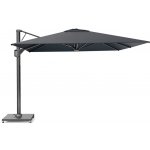 Platinum Luxusní boční slunečník BEAUFORT se stabilizační pružinou- čtverec 320x320 Faded black premium 7154P – Zbozi.Blesk.cz