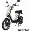 Elektrická motorka Racceway E-babeta 250W 12Ah maskáč černá-bílá