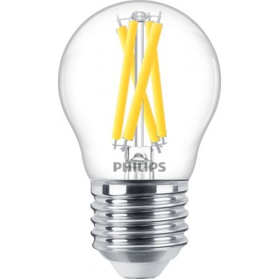 Philips LED žárovka E27 5,9W/60W stmívatelná, iluminační, čirá, 2700K 230V P45 CL P449657 – Zbozi.Blesk.cz