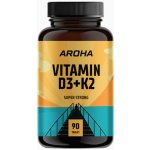 Aroha Vitamin D3+K2 90 tablet – Hledejceny.cz