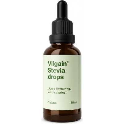 Vilgain Stevia Drops natural 50 ml – Zboží Dáma