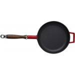 Lava Metal litinová s dřevěnou rukojetí červená 28 cm – Zboží Dáma