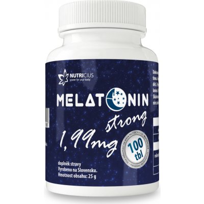 Nutricius Melatonin 100 tablet – Hledejceny.cz