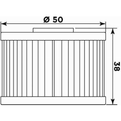 MIW Olejový filtr H1008 – Zboží Mobilmania
