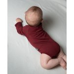 JOŽÁNEK Dětské body s dlouhým rukávem vínové – Hledejceny.cz