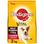 Pedigree Adult Mini drůbež rýže & zelenina 2 kg