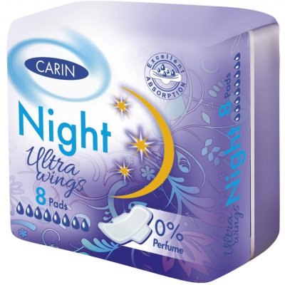 Carine Ultra Wings Night 8 ks – Zboží Dáma