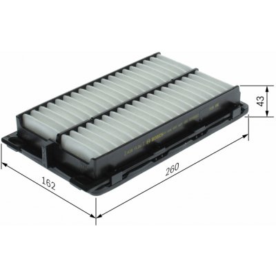 Vzduchový filtr BOSCH F 026 400 827 (F026400827) – Hledejceny.cz