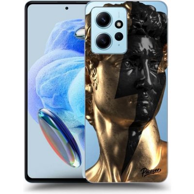 Pouzdro Picasee silikonové Xiaomi Redmi Note 12 4G - Wildfire - Gold čiré