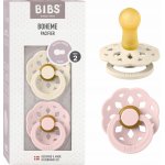 Bibs Boheme přírodní kaučuk 2ks ivory blossom – Zboží Dáma