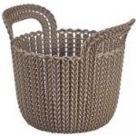 CURVER KNIT kulatý , 23x20x41 cm, 3L, hnědá – Zboží Mobilmania