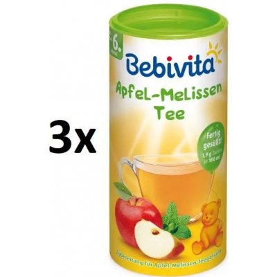 Bebivita Jablečno meduňkový čaj instantní 3 x 200 g – Zboží Mobilmania