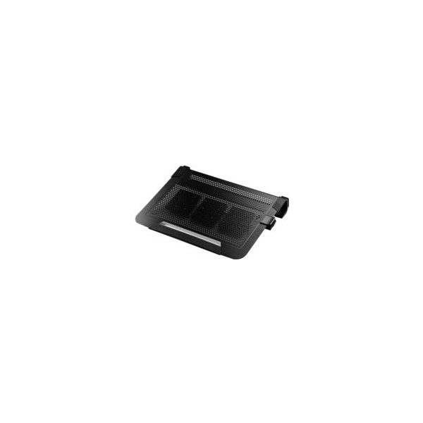 Podložky a stojany k notebooku Cooler Master NotePal U3 PLUS, 15-19", černá R9-NBC-U3PK-GP