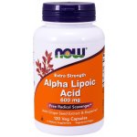 Now Foods Foods ALA kyselina alfa lipoová Extra Strength 600 mg 120 rostlinných kapslí – Hledejceny.cz