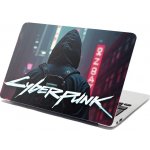 Sablio Samolepka na notebook Cyberpunk 2077 Pohled do města - 38x26 cm – Hledejceny.cz