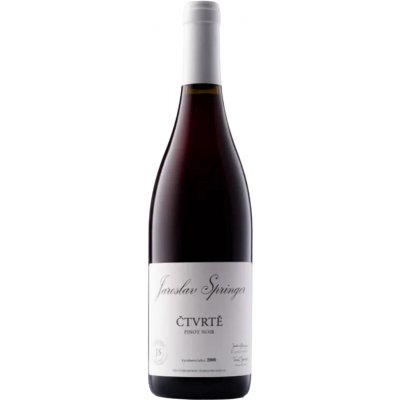 Jaroslav Springer Pinot noir Čtvrtě 2022 13% 0,75 l (holá láhev) – Hledejceny.cz