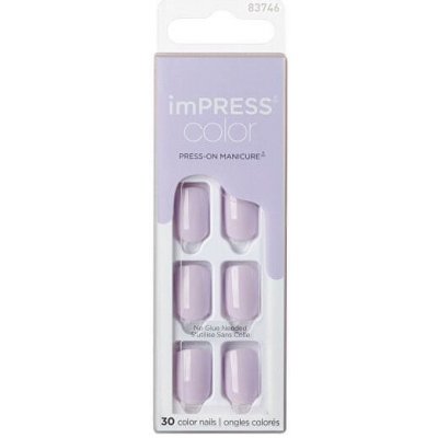 Kiss ImPRESS samolepící nehty Color Picture Purplect 30 ks