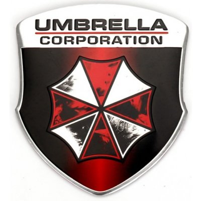 samolepka (na auto, notebook) resident evil - umbrella corporation - 2 ks –