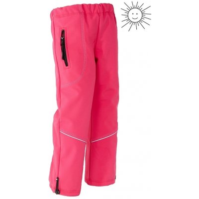 dětské letní softshellové nepromokavé kalhoty růžová – Zboží Mobilmania