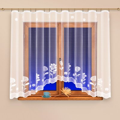 Kusová záclona Rosana Bez řasící pásky 150x300 – Hledejceny.cz