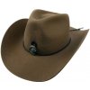 Klobouk Westernový klobouk khaki zelená P0254 101654ZG